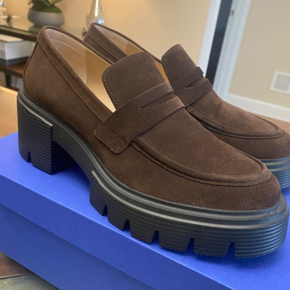 Stuart Weitzman Soho Loafer Hickory 8.5, 39 EU - Picture 4 of 4